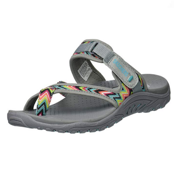 Skechers Women's Reggae-Zig Swag Flip-Flop Sandals