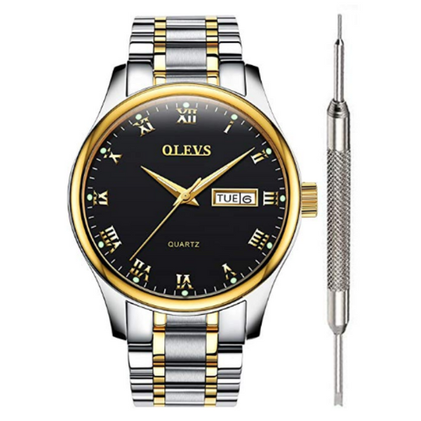 Stainless Steel Waterproof Watch (4 Styles)