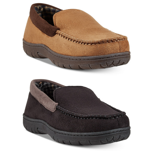 32 Degrees Men's Venetian Faux-Suede Slippers