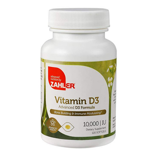 120 Vitaminas Zahler Vitamina D3 para el desarrollo óseo y la modulación inmunológica