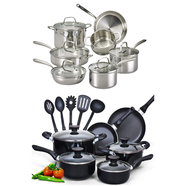 Juegos de utensilios de cocina de 12 o 15 piezas a la venta