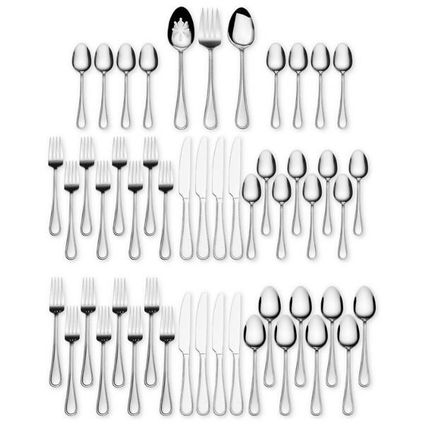 International Silver 51-Piece Stainless Steel Flatware Set (4 Styles)