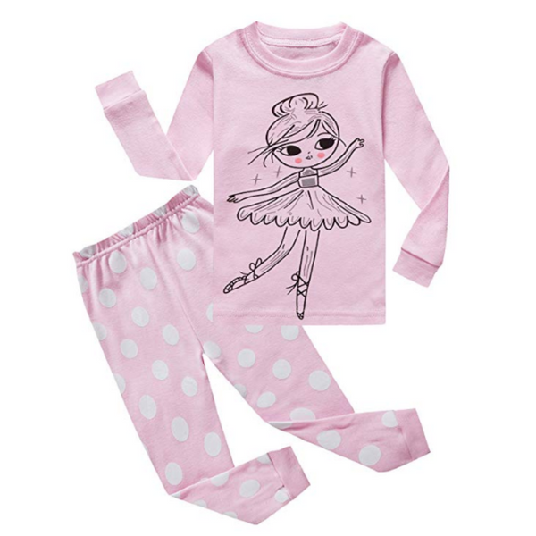100% Cotton Girls Pajama Sets On Sale (3 Styles)