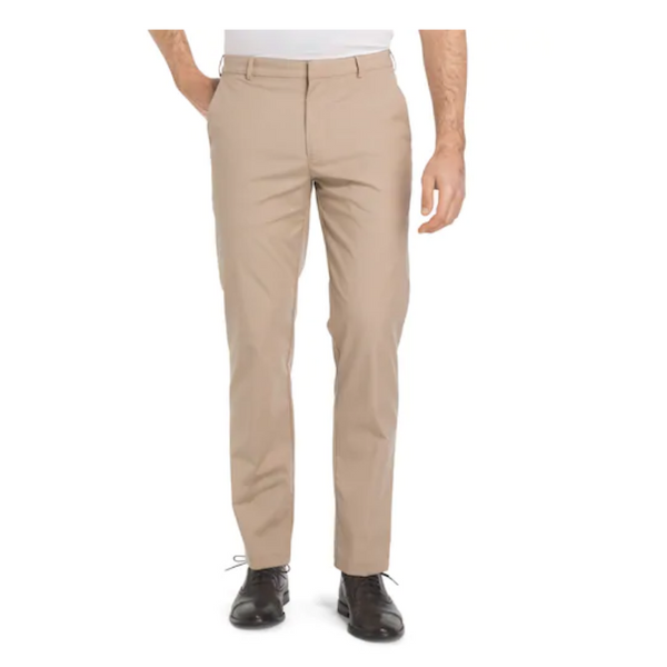 Pantalones Oxford flexibles de corte recto Van Heusen para hombre (4 colores)