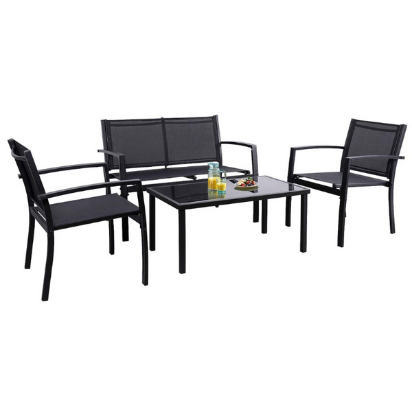 4 Piece Patio Outdoor Furniture