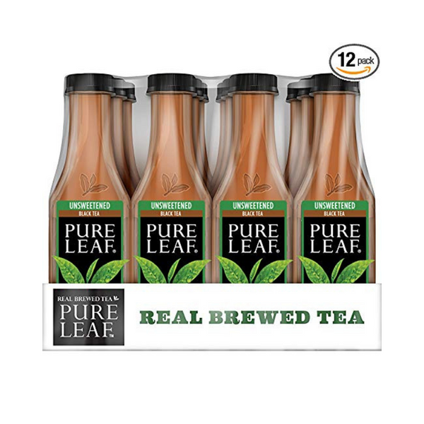 12-Pack 18.5-Oz Pure Leaf Real Brewed Unsweetened Iced Tea