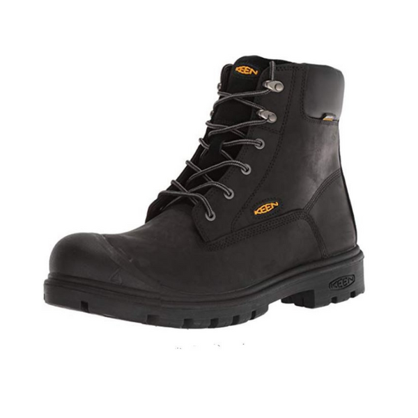 KEEN Utility Men's Baltimore 6'' Waterproof Industrial Steel Toe Boot (Black)