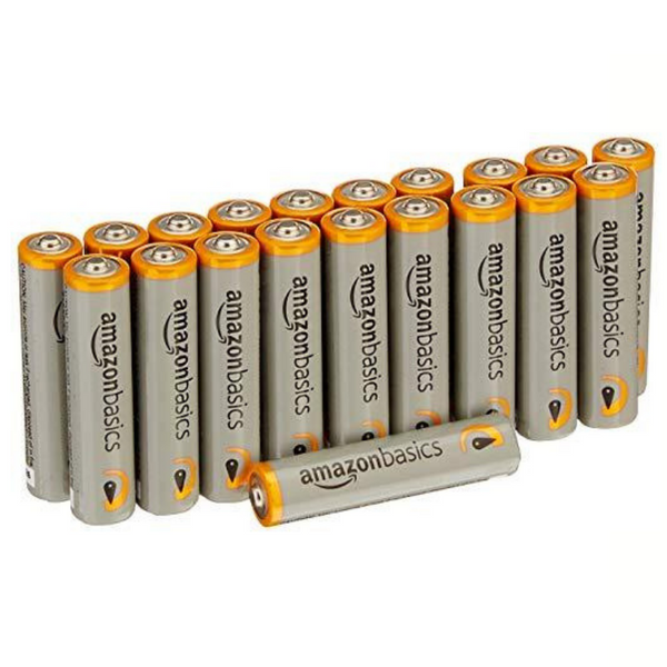 Pack de 20 pilas alcalinas AA o AAA de AmazonBasics