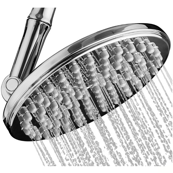 Rainfall High Pressure 9.5" Shower Head With Adjustable Extension Arm