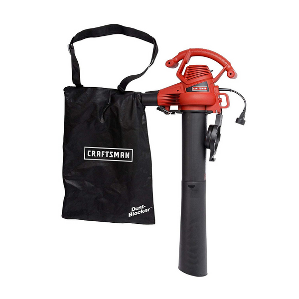 Soplador de hojas eléctrico Craftsman de 12 amperios