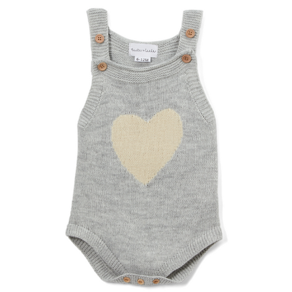 Body de punto de corazón (3 colores)
