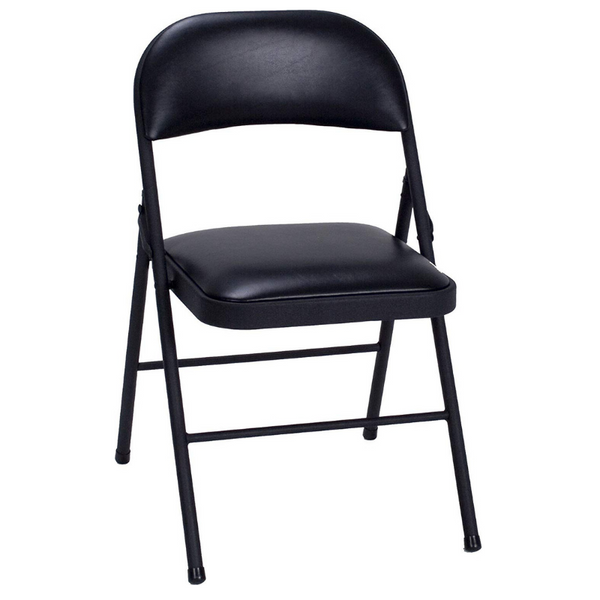 Set Of 4 Cosco Vinyl Folding Chairs