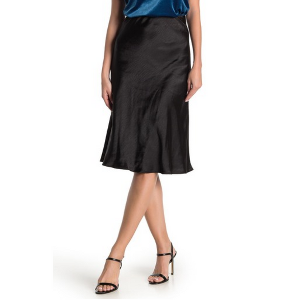 Satin Midi Skirt (4 Colors)