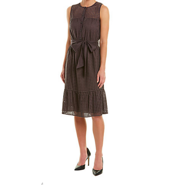 Vestido midi Anne Klein