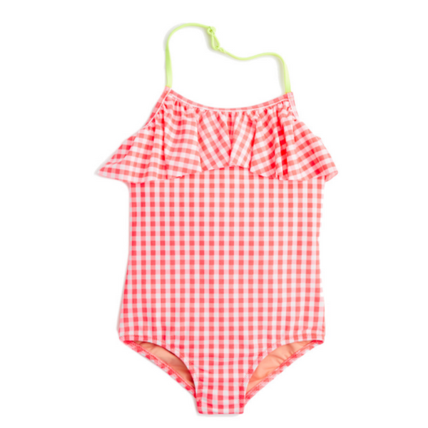 Crewcuts Girls' Ruffle One-Piece Swimsuit