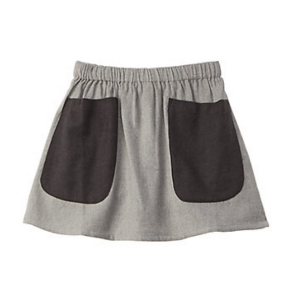 Falda con bolsillo para niñas