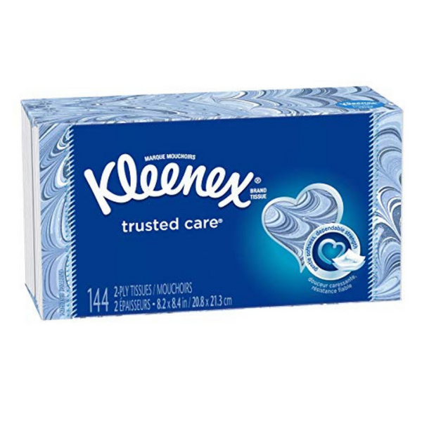 1 Flat Box Of Kleenex Tissues
