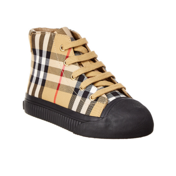 Kids Burberry High-Top Sneaker
