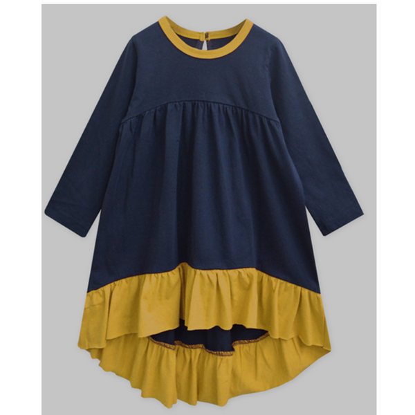 Girls Contrast Dress