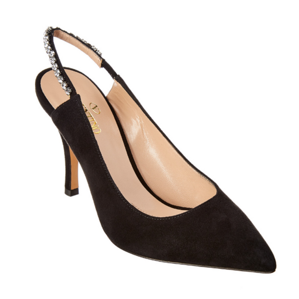 Valentino Suede Slingback Pump