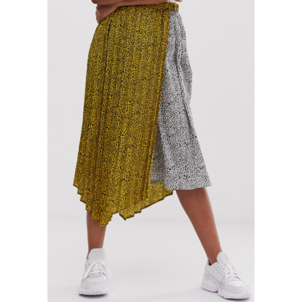 Falda midi para mujer