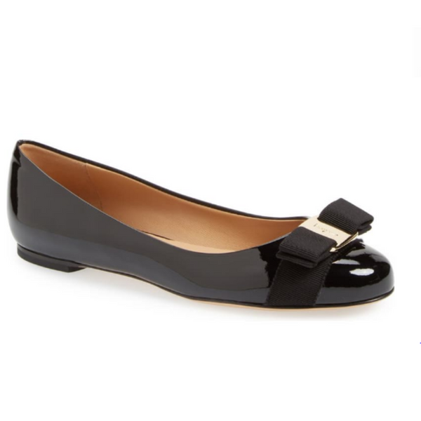 Salvatore Ferragamo Patent Ballet Flats
