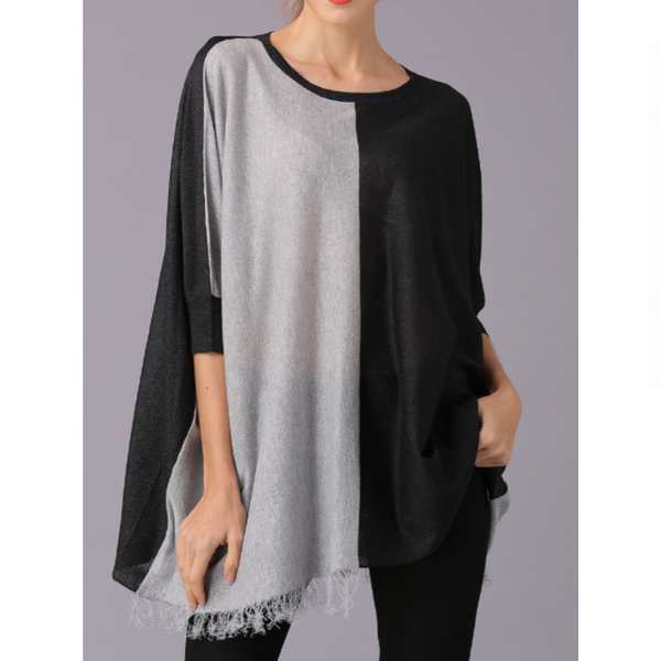 Women Color Block Sweater