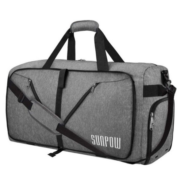 Tear Resistant Duffel Bag With Shoe Compartment