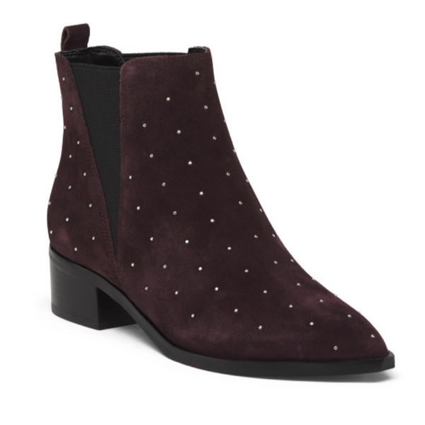 Marc Fisher Studded Suede Booties