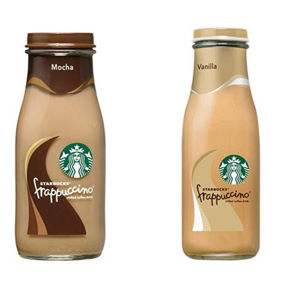 15 Glass Bottles Of Starbucks Mocha Or Vanilla Frappuccino