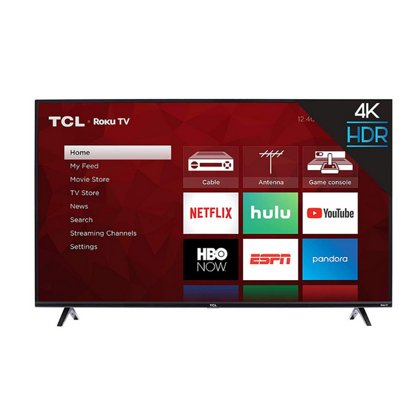 TCL Televisor LED inteligente Roku 4K Ultra HD de 43 pulgadas