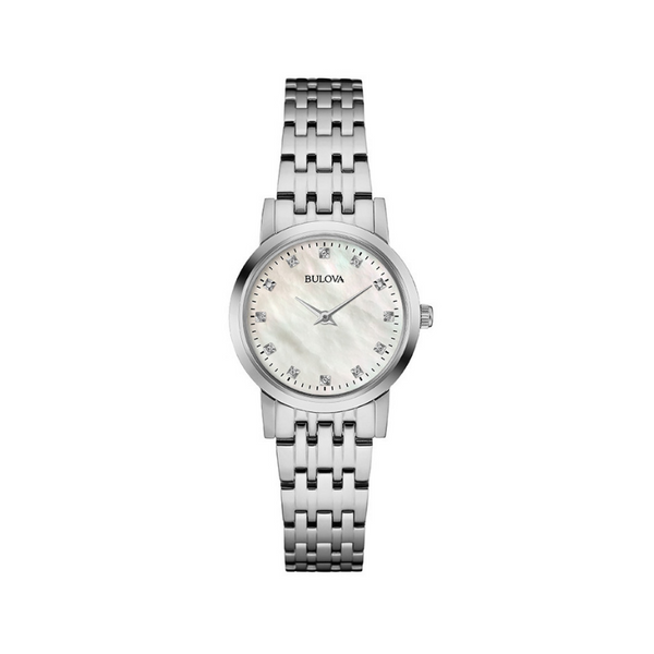 Bulova Women's Diamond Dial Mother of Pearl Watch
