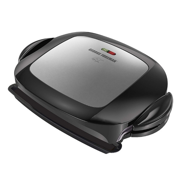 Prensa para panini y parrilla George Foreman para 5 porciones