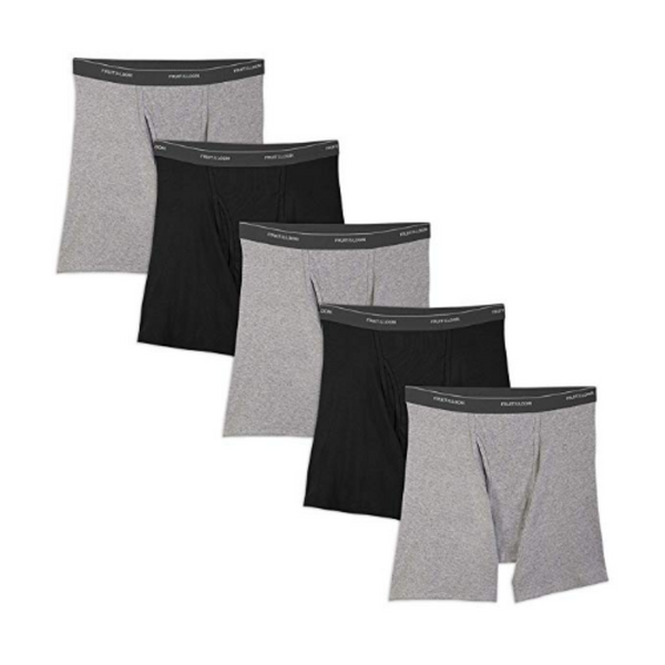 Pack de 5 calzoncillos bóxer No Ride Up de Fruit of the Loom para hombre