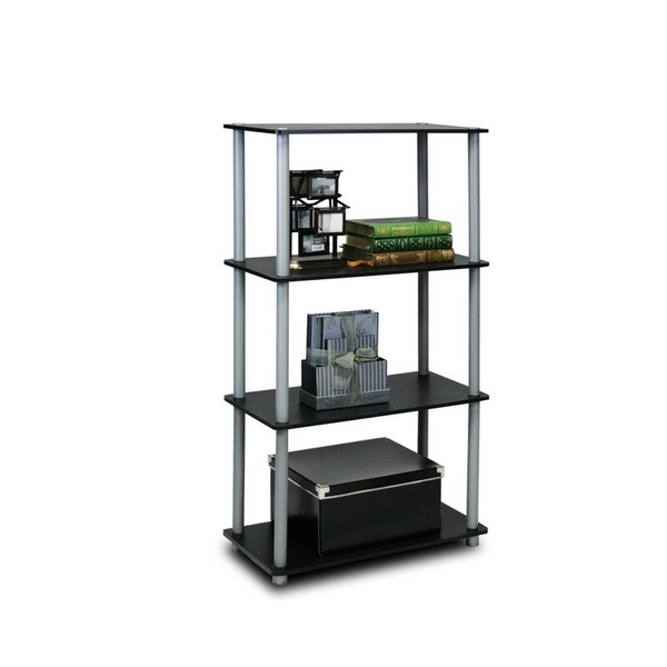 Furinno Turn-N-Tube 4-Tier Multipurpose Shelf Display Rack
