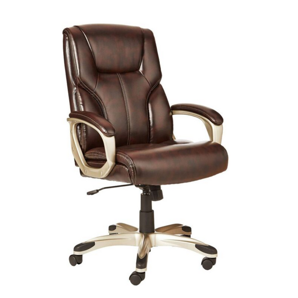 AmazonBasics High-Back Executive Swivel Office Desk Chair