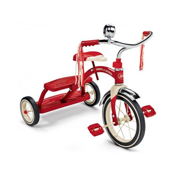 Triciclo Radio Flyer Classic de dos pisos (rojo o rosa)