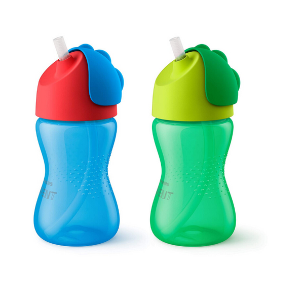 Paquete de 2 vasos con pajita My Bendy de Philips Avent