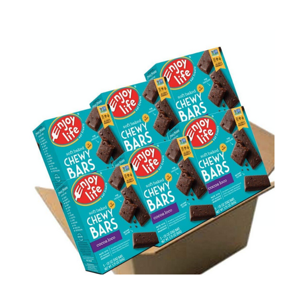 6 Boxes Of Enjoy Life Chewy Cocoa Loco Bars PzDeals