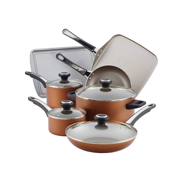 17-Piece Farberware Nonstick Cookware Set