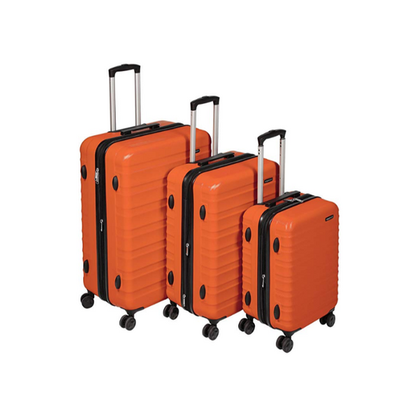 AmazonBasics Premium Hardside Spinner Three Piece Luggage Sets (5 Colo