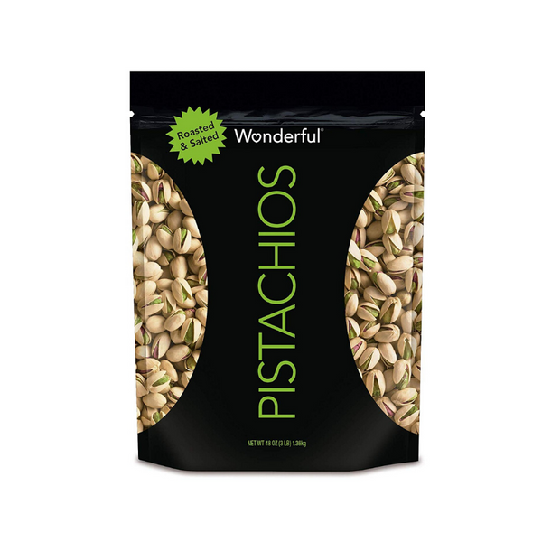3-Lbs of Wonderful Pistachios (Roasted & Salted)