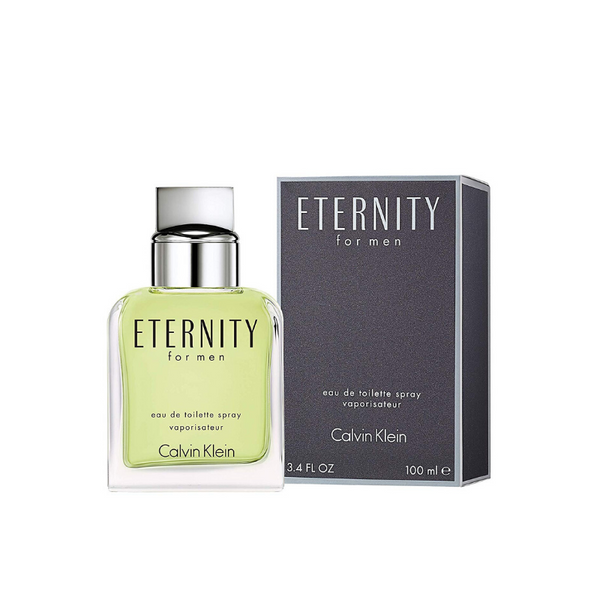 Calvin Klein Eternity Eau De Toilette Spray, Colonia para hombres, 3.4 fl oz