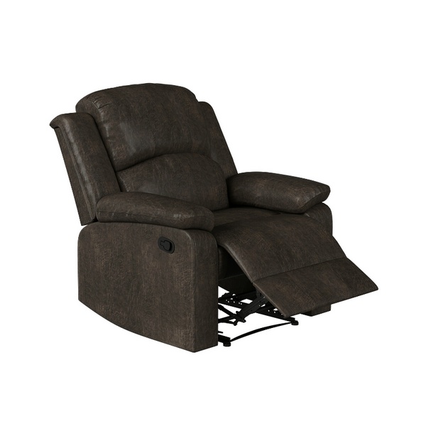 Lifestyle Solutions Reynolds Manual Recliner Faux Suede