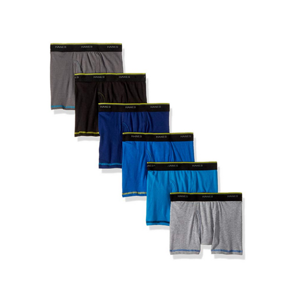 Pack de 6 calzoncillos bóxer de malla transpirable Hanes Cool Comfort para niño