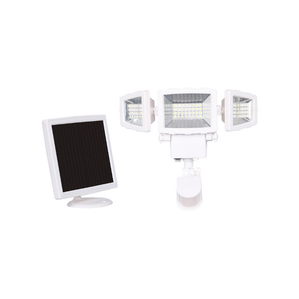 Luz de seguridad solar de triple cabezal Westinghouse de 2000 lúmenes