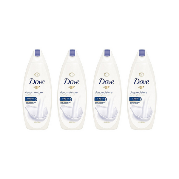 4 Bottles Of Dove Body Wash (5 Variations)