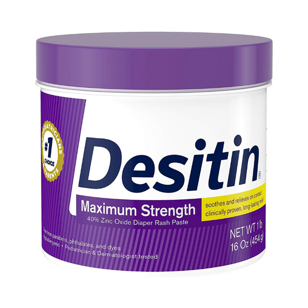 Desitin Maximum Strength Baby Diaper Rash Cream 16oz Tub