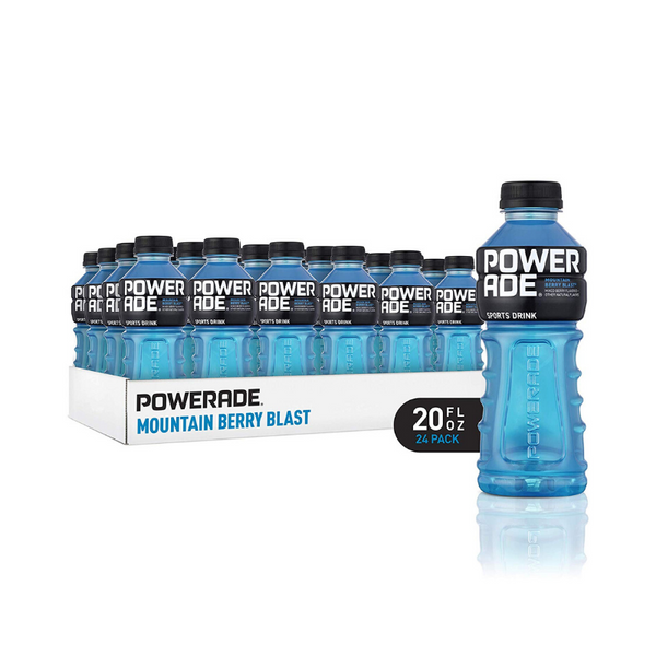 24 botellas de Powerade (3 sabores)