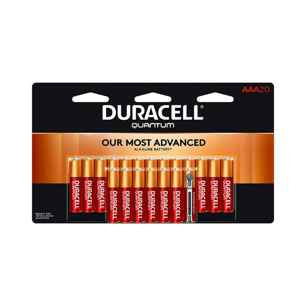 Pack Of 20 AAA Duracell Quantum Alkaline Batteries